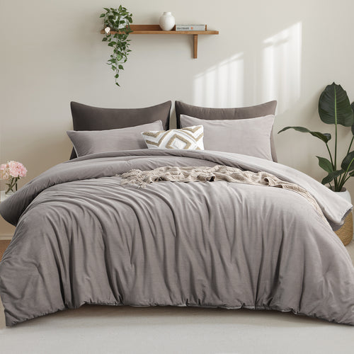 Aisbo 2Pcs Corduroy Thick Comforter Set, Warm And Fluffy Winter Use Quilted Comforter, With Pillowcase