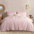Aisbo Comforter Set, Boho Geometric Diamond Tufted Bedding, Soft Warm Textured Quilt, 3 Piece Rust Aesthetic Microfiber Bed Set (1 Comforter + 2 Pillowcases)